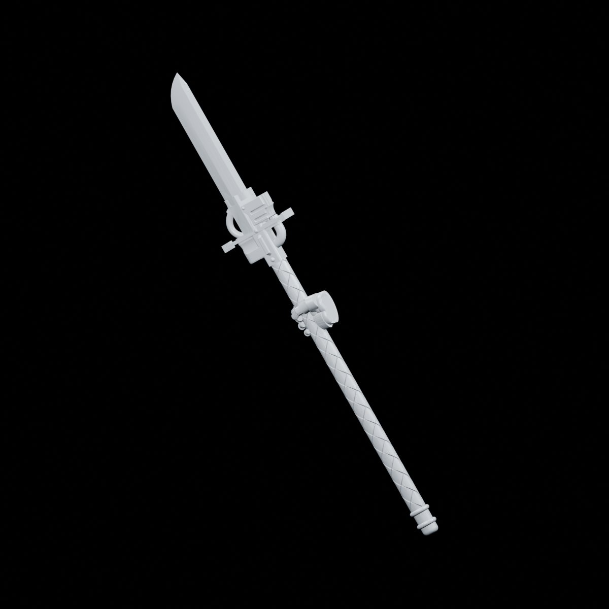 GK TERMINATOR HALBERD.stl — side