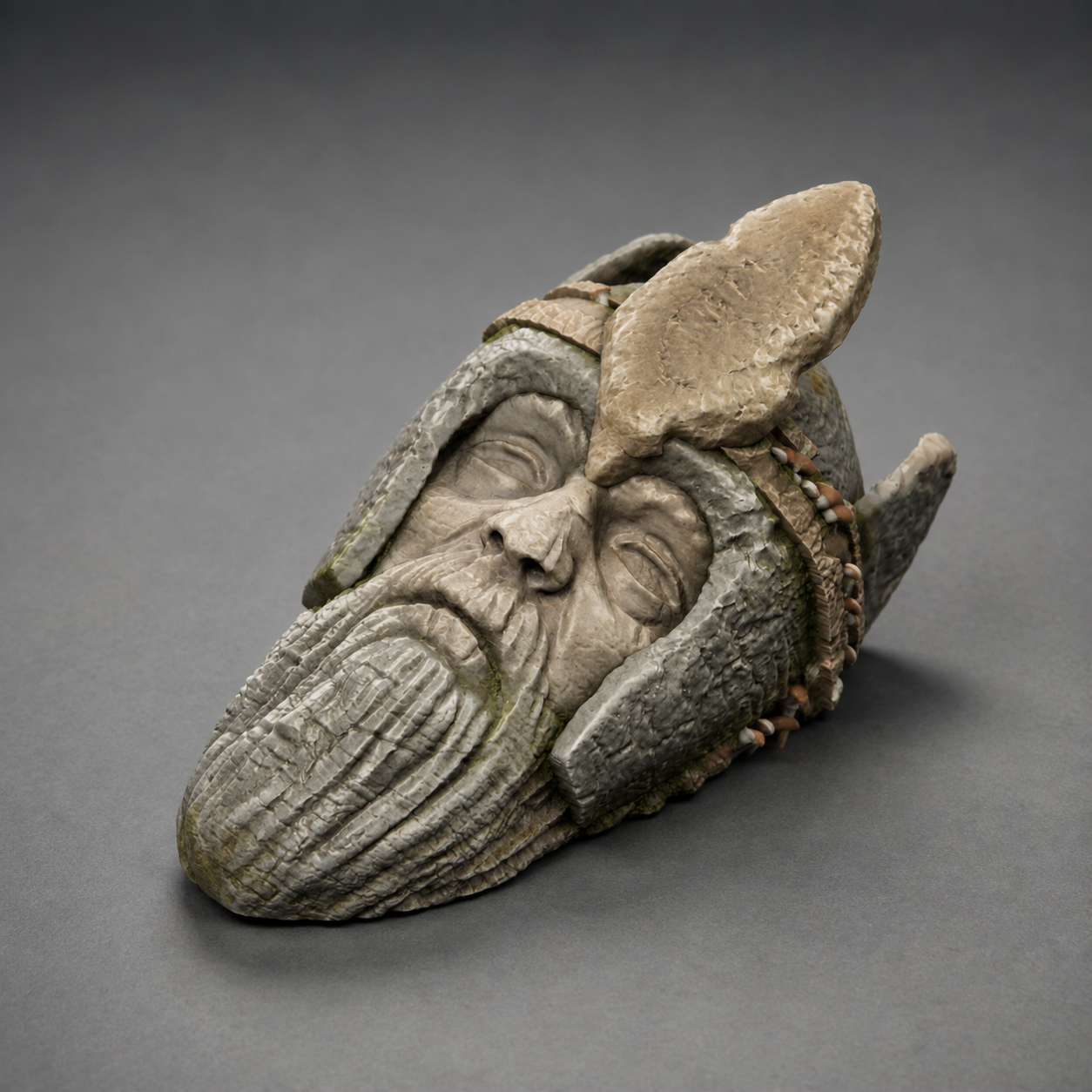 Weathered stone — assembled Fallen King