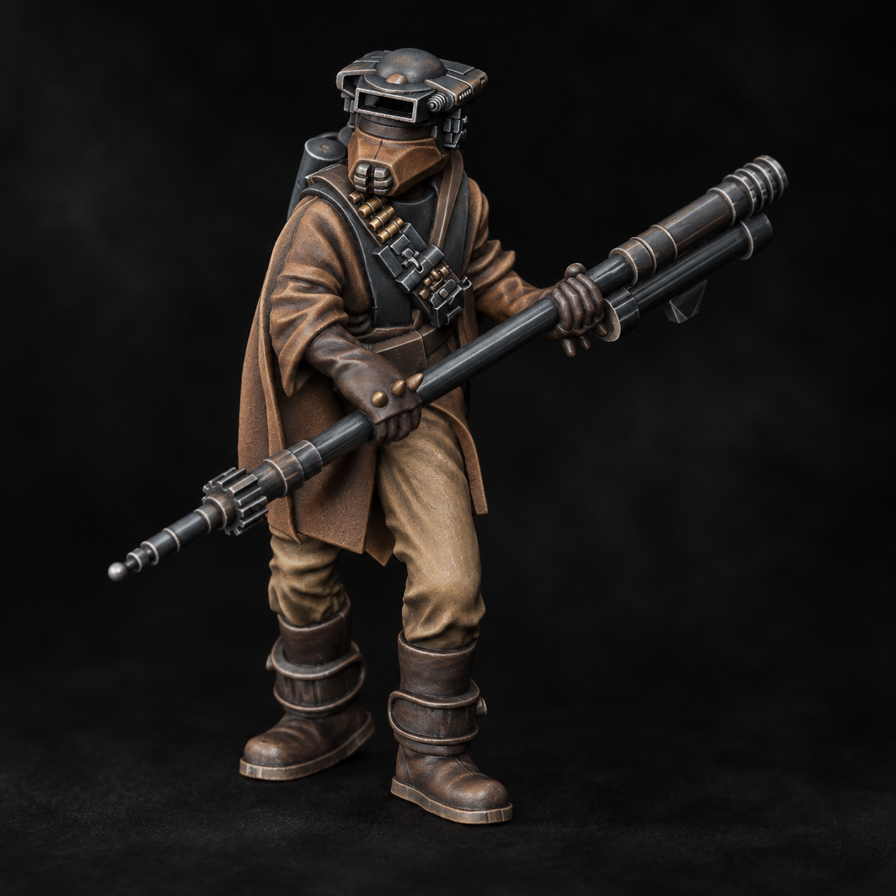 Brown and charcoal paint concept
