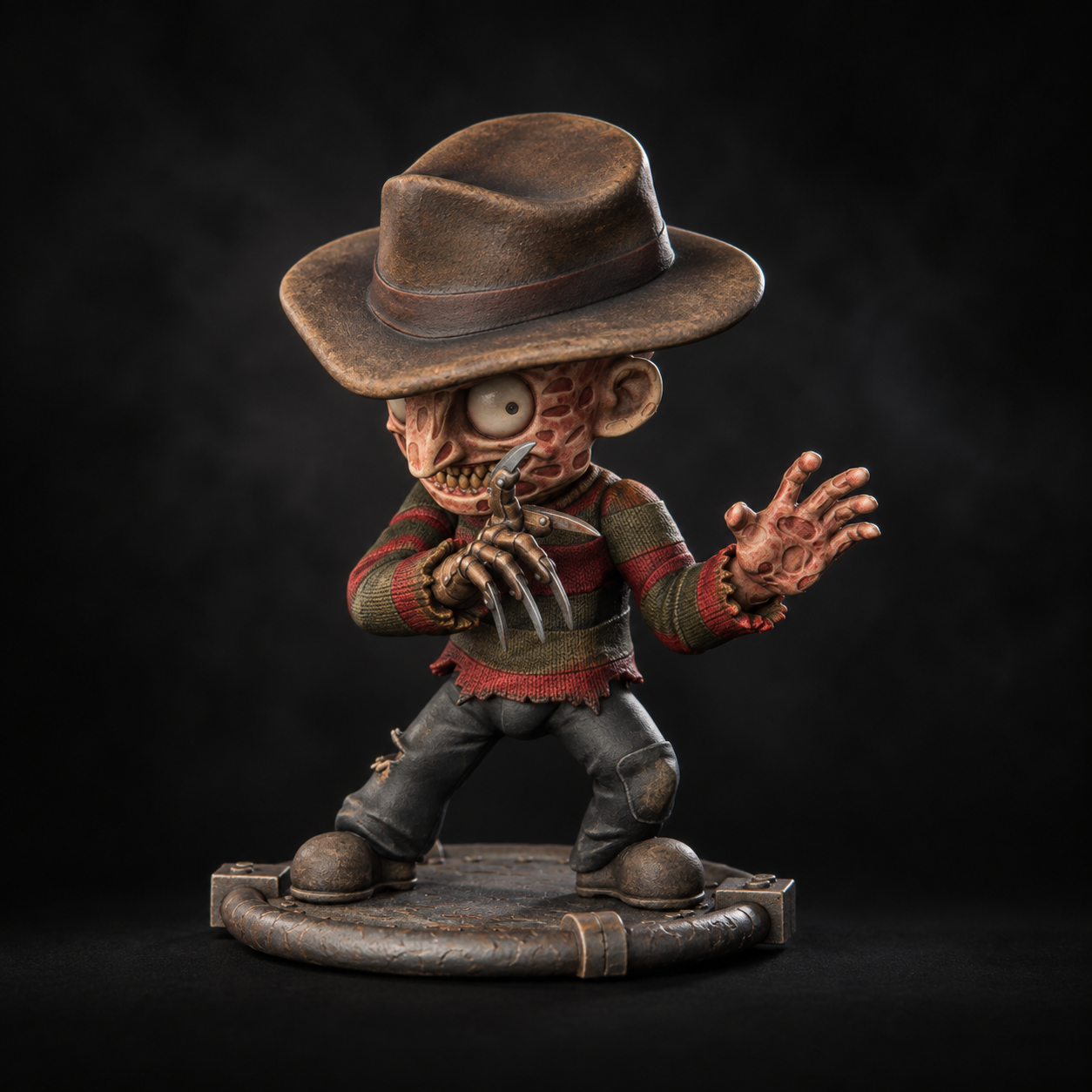 Freddy Krueger Chibi — finished paint