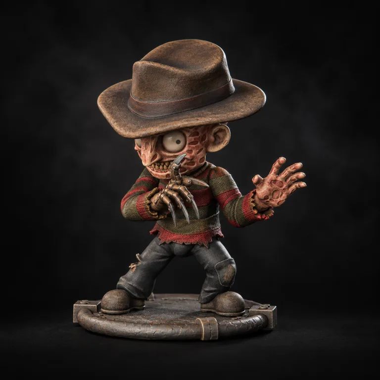 Freddy Krueger Chibi — finished paint