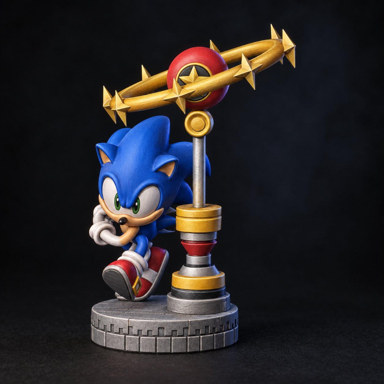 Sonic — blue and gold