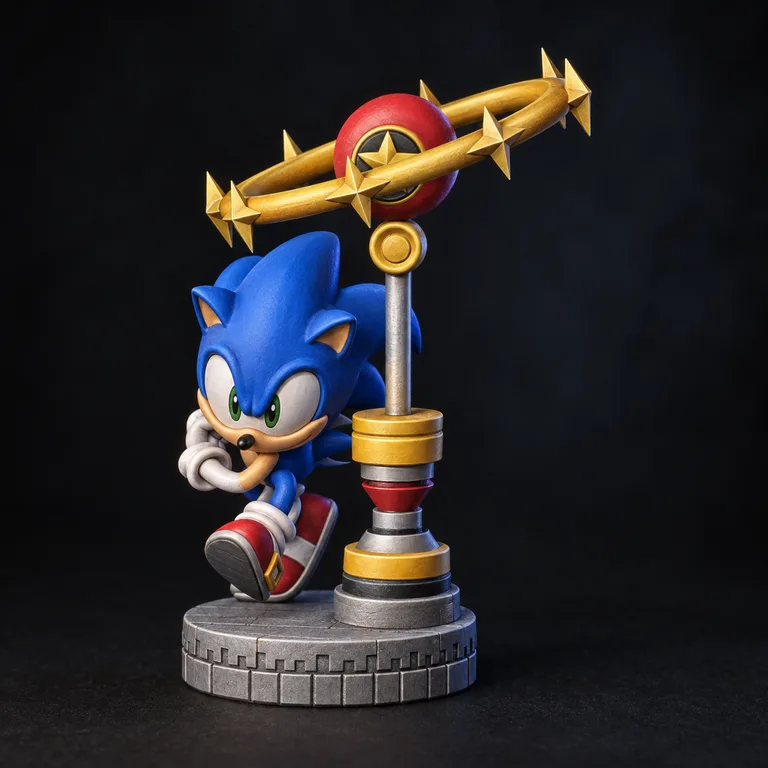 Sonic — blue and gold