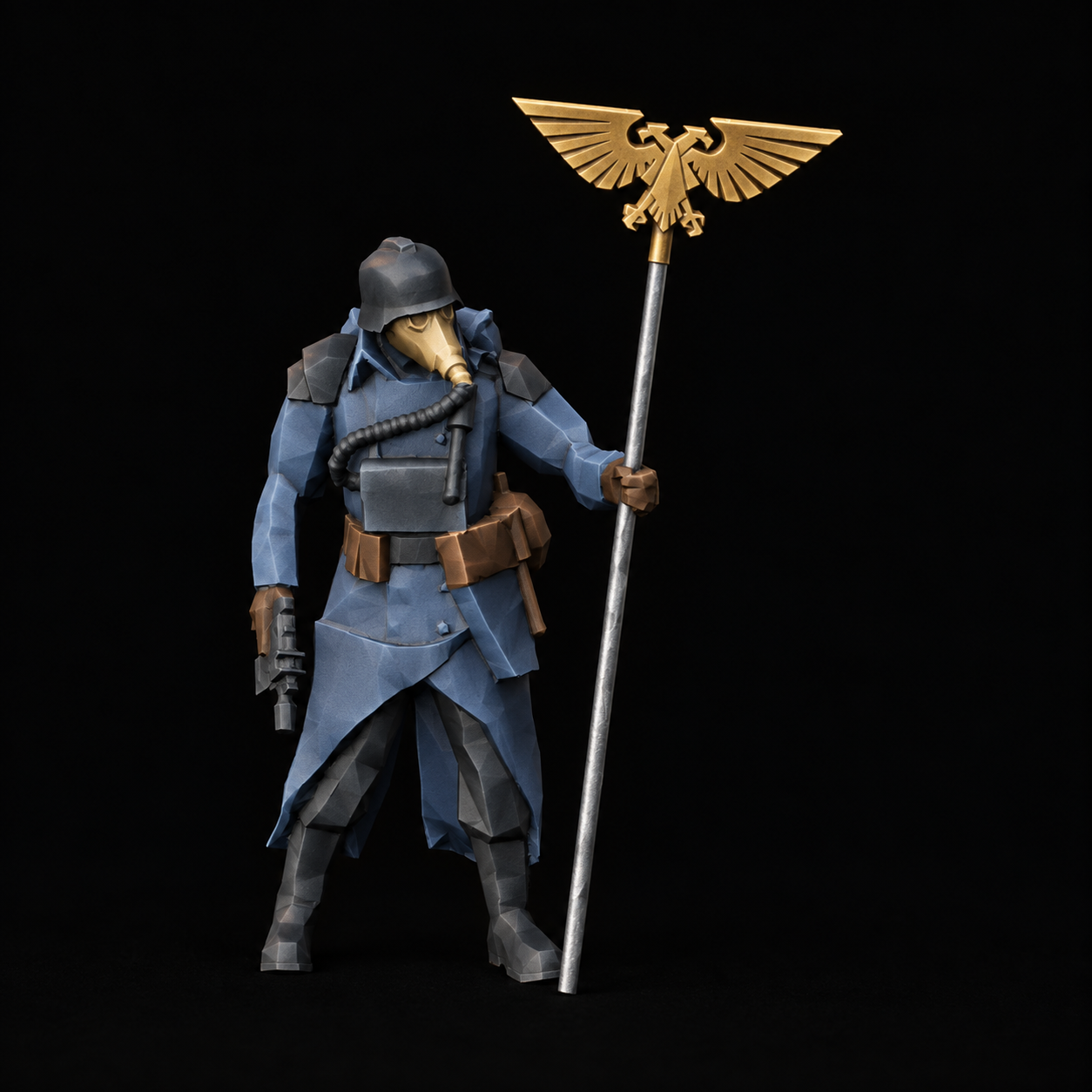 Psyker — blue-grey greatcoat