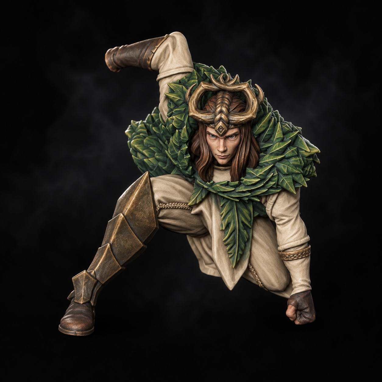 Fairy King — forest cloak and bronze