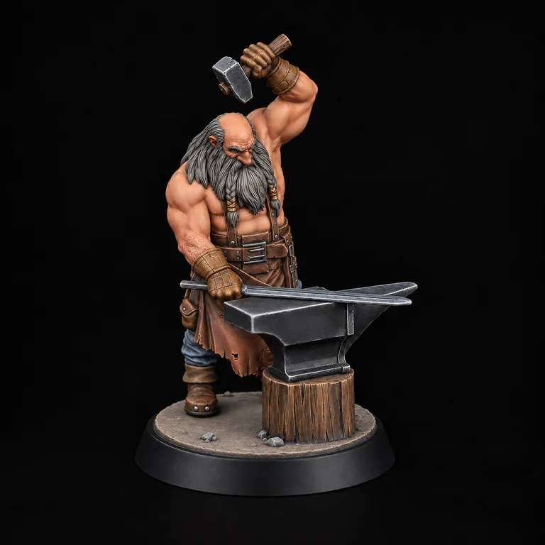Leather and forge steel