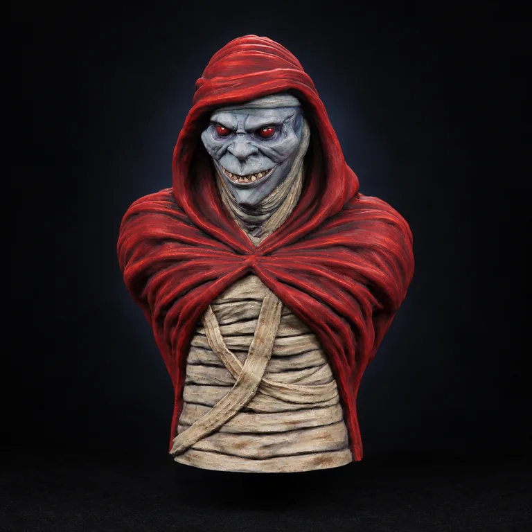 Mumm-Ra — crimson and ancient linen