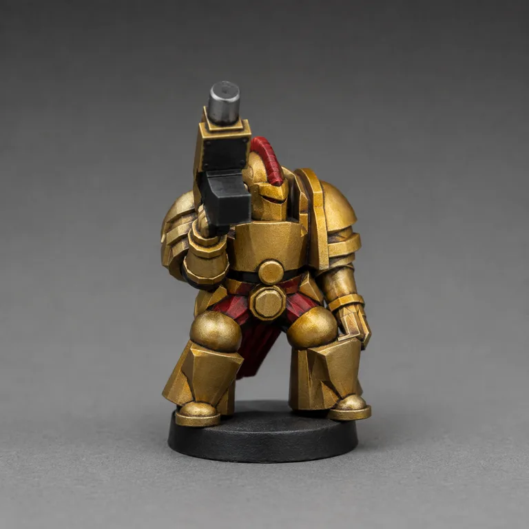 Adeptus Custodes auramite gold and red