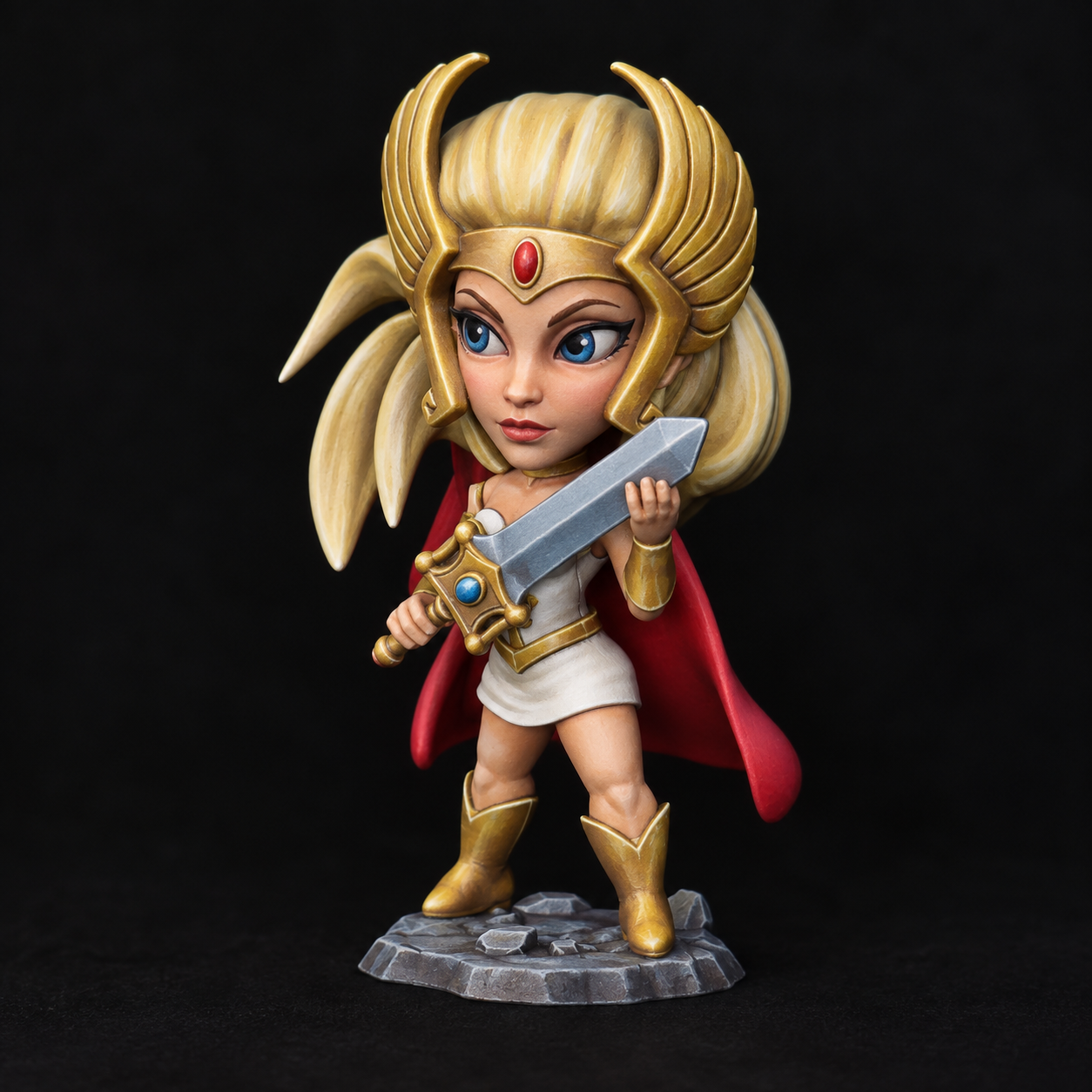 Painted She-Ra miniature