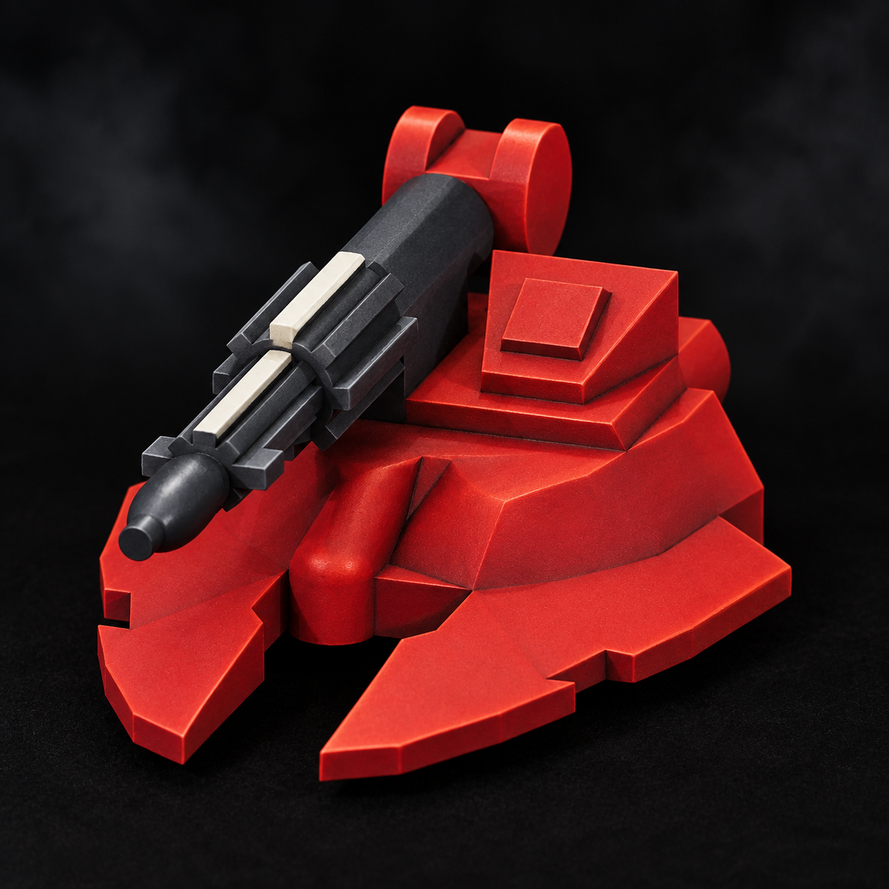 Saim-Hann red, black and ivory