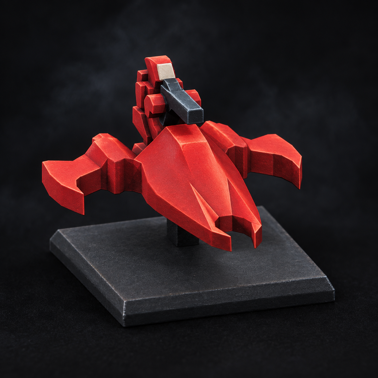 Saim-Hann red, black and ivory