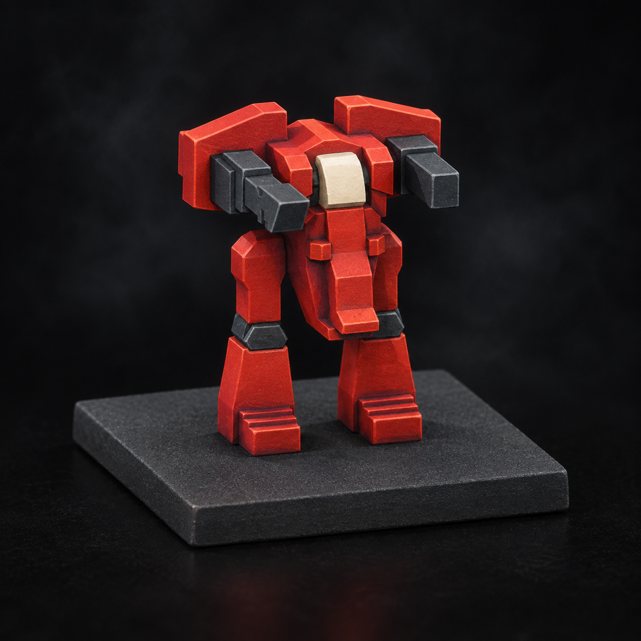 Saim-Hann red, black and ivory