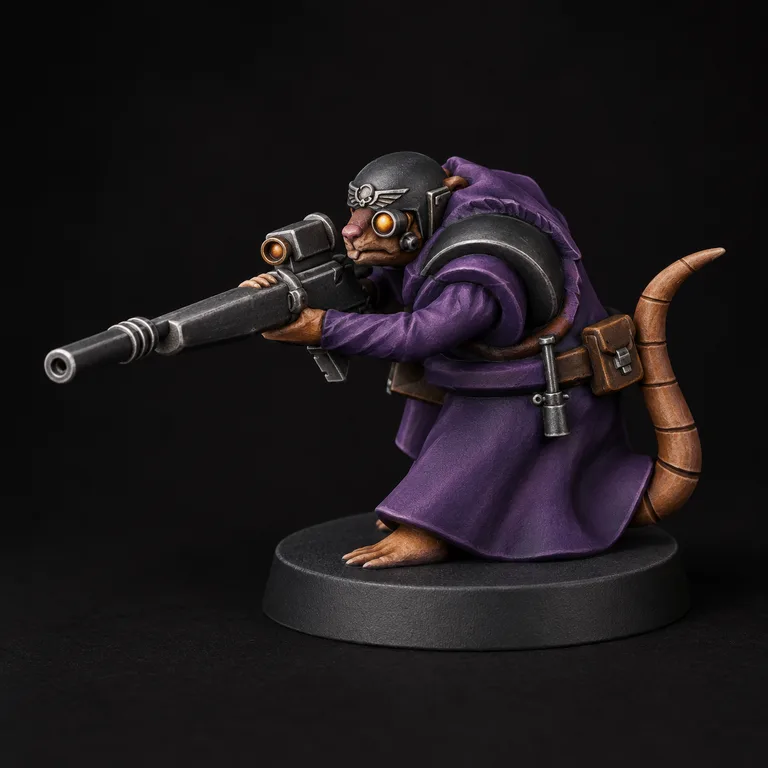 Skaven sniper — purple cloak