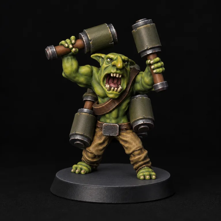 Painted goblin grenadier