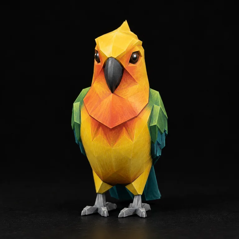 Sunlit Parrot