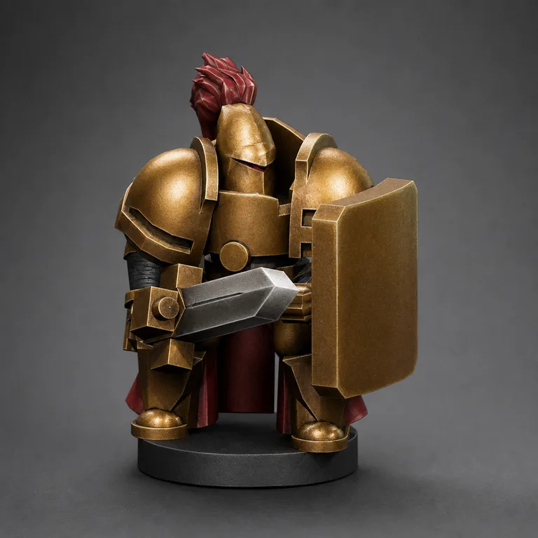 Adeptus Custodes auramite gold and red